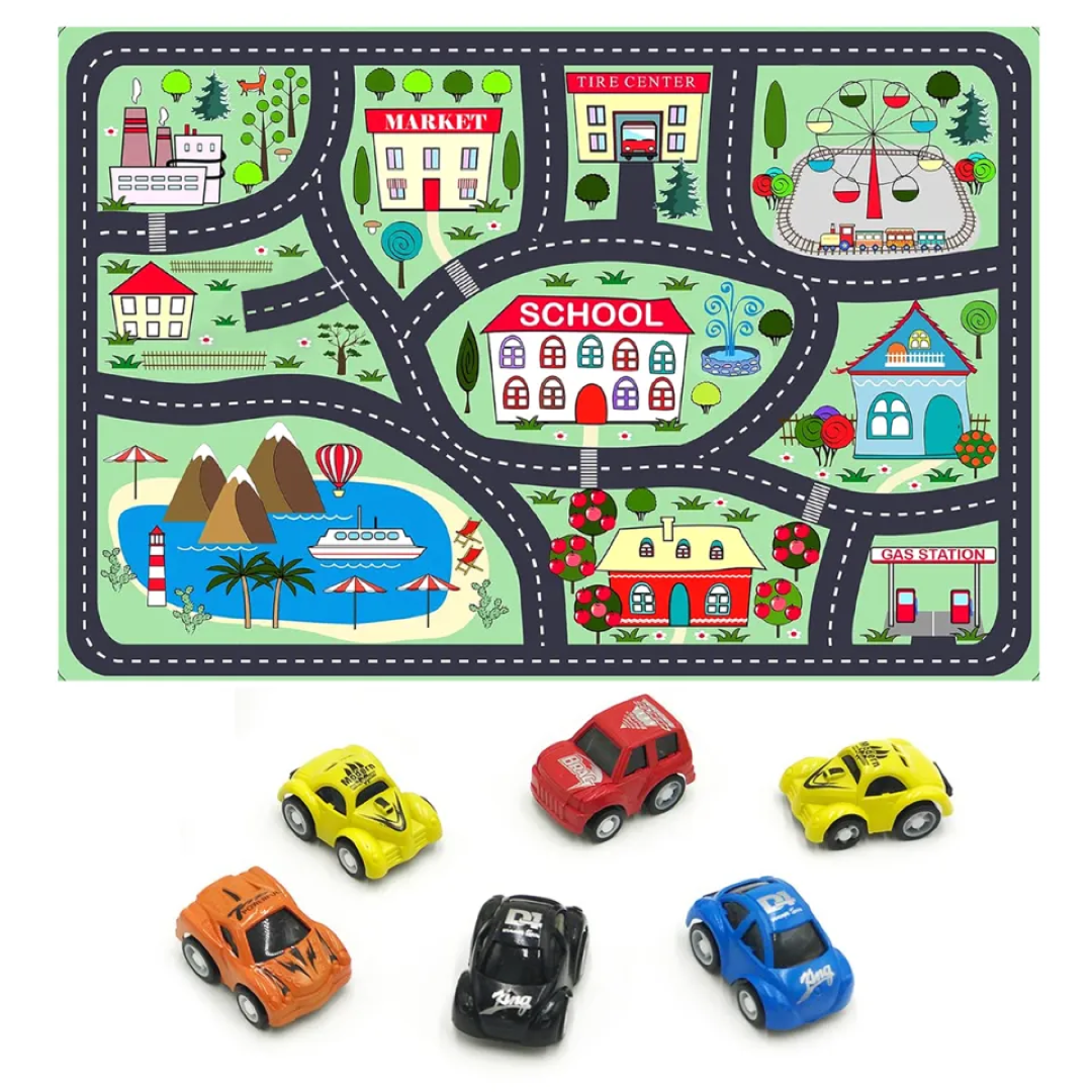 CAR TUBE WITH PLAYMAT 